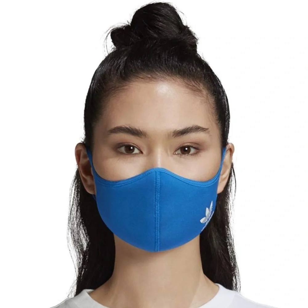 Unisex Adidas Face Cover 💙🖤🤍